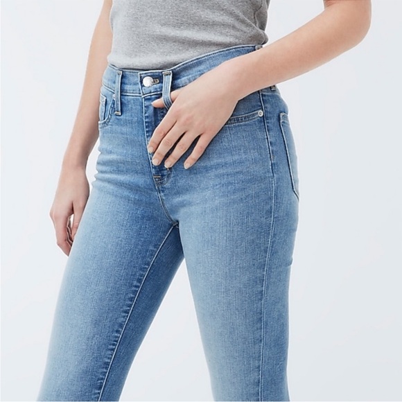 J. Crew 10” High-Rise Skinny Blue Jeans - Picture 2 of 9